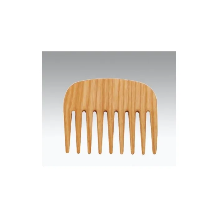 Afro Wooden Comb in Beech 687