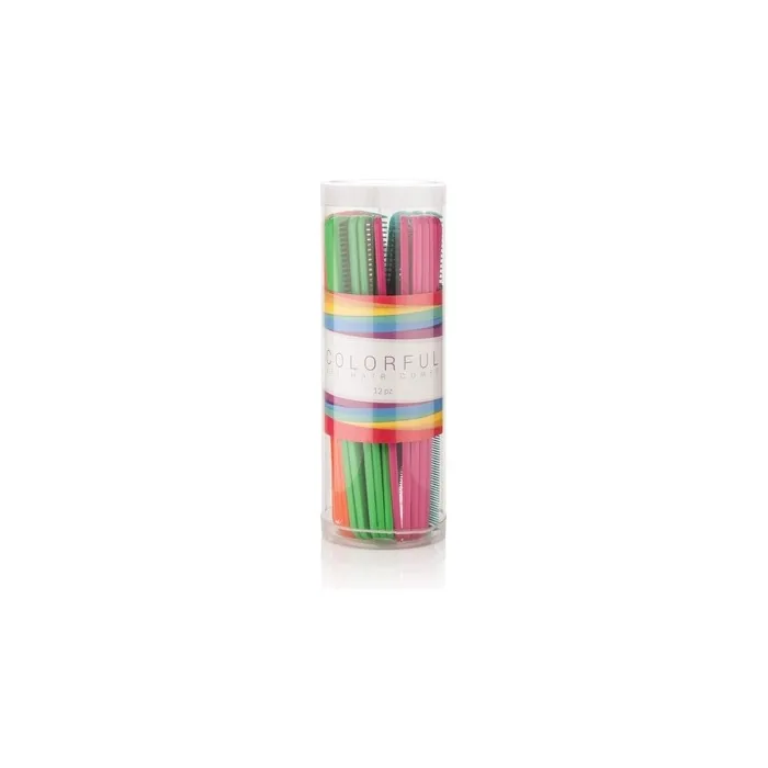 Set of 12 Colorful Cutting Combs