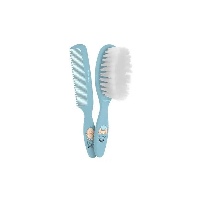 Beter Beter Baby Brush And Comb Set Blue