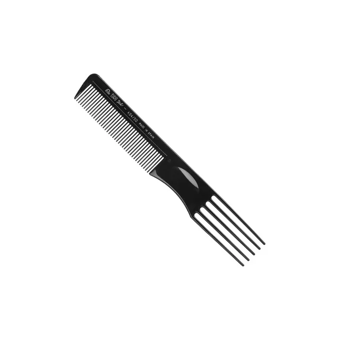 Eurostil Black Curler Comb 5 Teeth 1 Unit