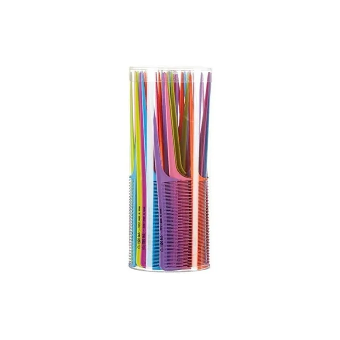 Eurostil Pot of Combs Colours 60 Units