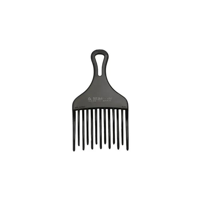 EUROSTIL Large Double Tooth Comb Black - Single Unit