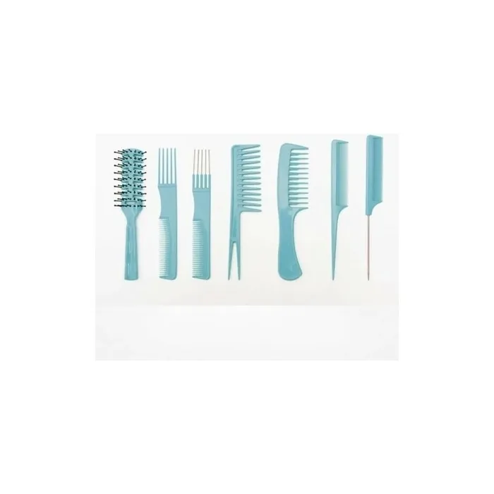 Bifull Set Of 7 Combs Gea Blue