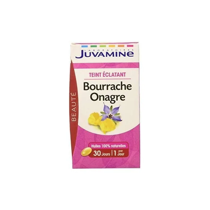 Juvamine Radiant Complexion Borage Evening Primrose 30 Capsules