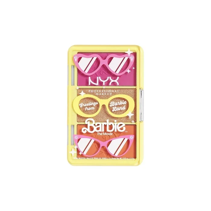 NYX Professional Makeup Barbie Mini Cheek Palette Greeting From Barbie Land