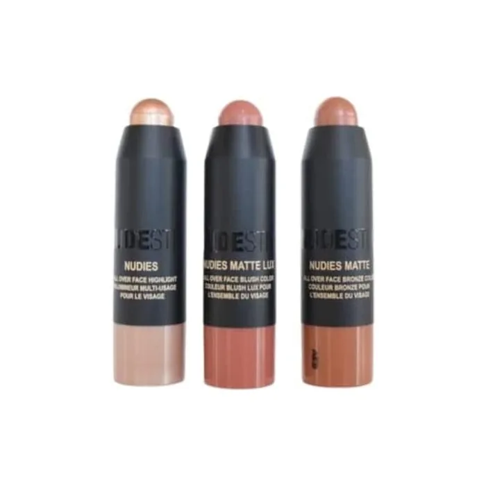 Nudestix Mini Soft & Warm Nudes 3-Piece Kit Nude Buff, Bubbly Bebe, and Terracotta Tan