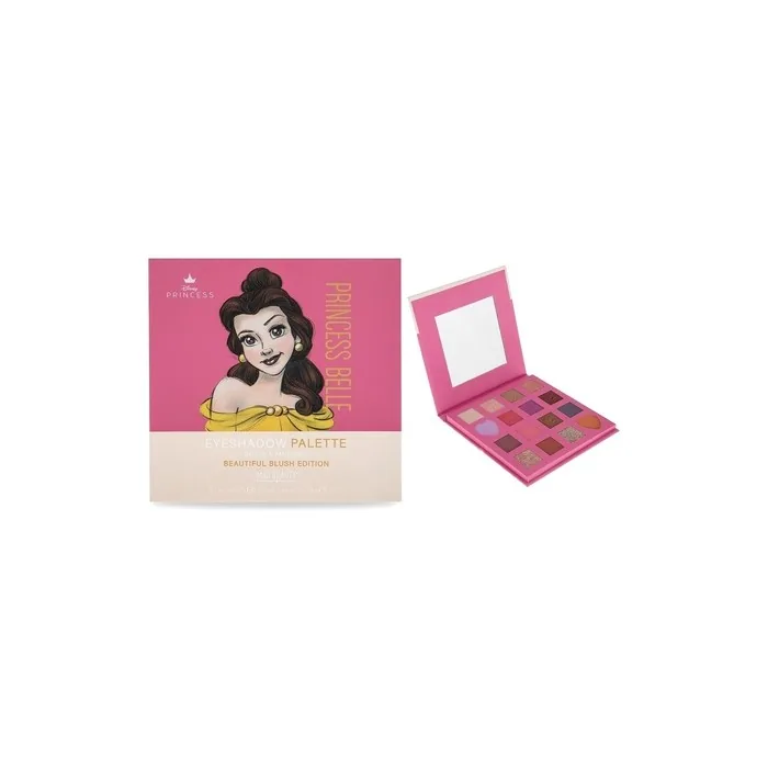 Mad Beauty Disney Pure Princess Belle Beauty & The Beast Sixteen Shade Palette With Mirror