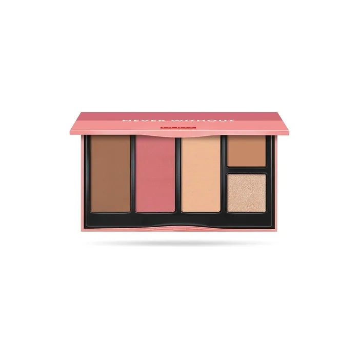 PUPA Never Without All In One Face Palette No. 003 Dark Skin 17.5g