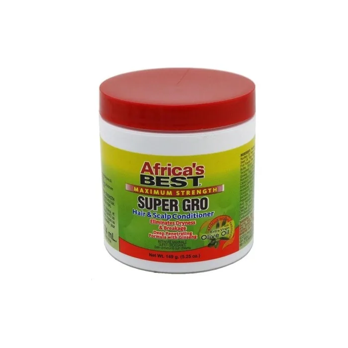 Africa's Best Super Gro Maximum Hair & Scalp Conditioner 155ml