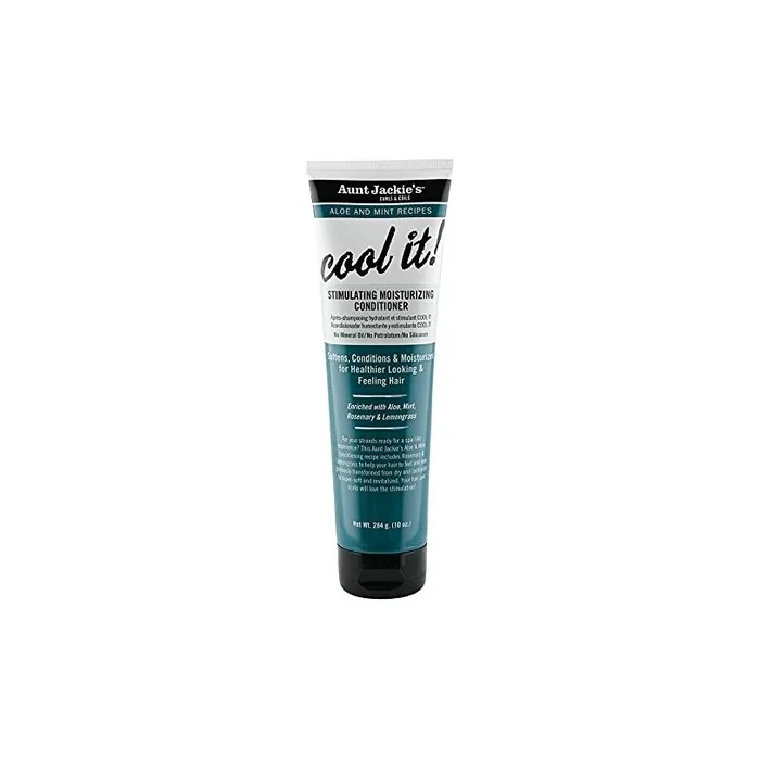 Aunt Jackie's Aloe & Mint Recipes Cool It! Stimulating Moisturizing Conditioner with Rosemary & Lemongrass 10oz