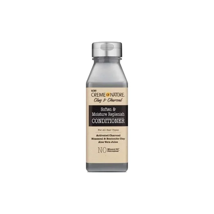 Creme of Nature Clay & Charcoal Soften & Moisture Replenish Conditioner 355ml