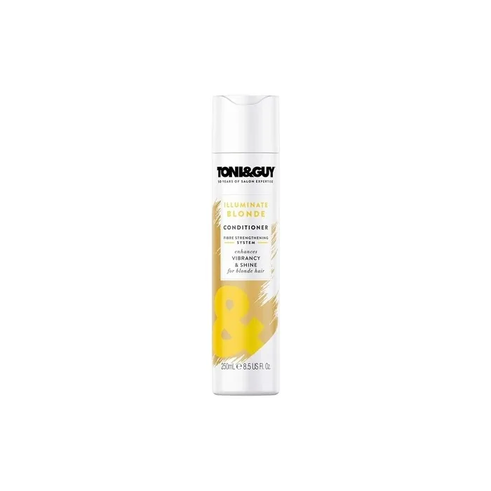 Toni&Guy Illuminate Blonde Conditioner to Enhance Shine for Colored, Highlights and Natural Blonde Hair 250ml