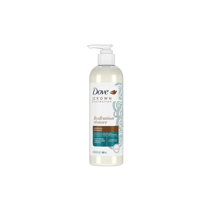 Dove Crown Collection Holistic Hair Care For Coils And Curls Hydration Restore Parabenfree Conditioner 115 Oz Coconut