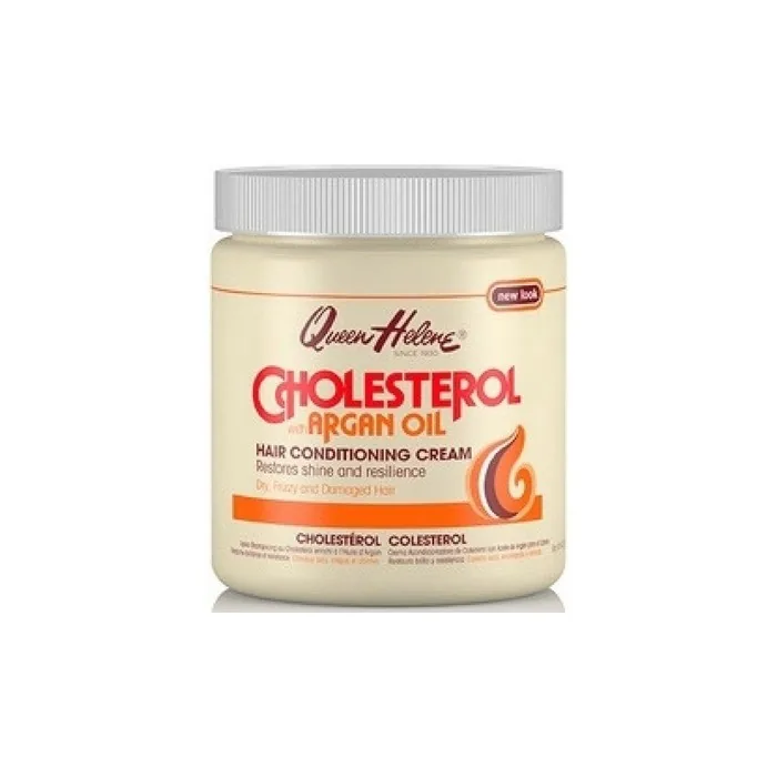 Queen Helene Cholesterol Hair Conditioning Creme with Argan Oil 15 Oz