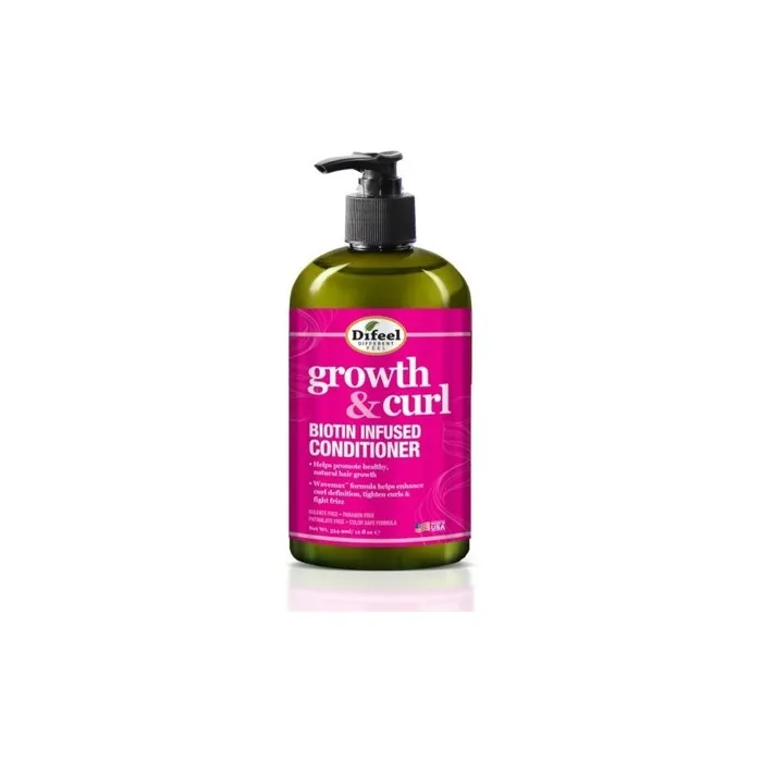 Difeel Growth and Curl Biotin Conditioner 12 Oz