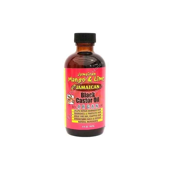Jamaican Mango & Lime Jamaican Black Castor Oil Argan for Dry, Chapped Skin 4oz