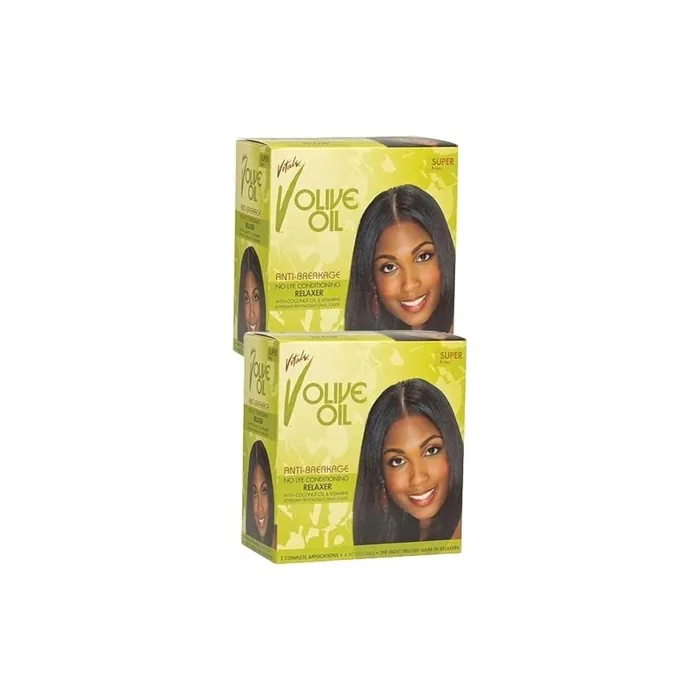 Vitale Olive Oil Relaxer Super Kit 2 Count