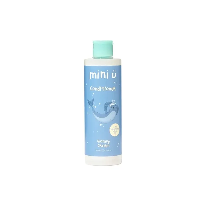 Mini U Honey Cream Conditioner White Ideal for Kids Suitable from Newborn - Made in UK