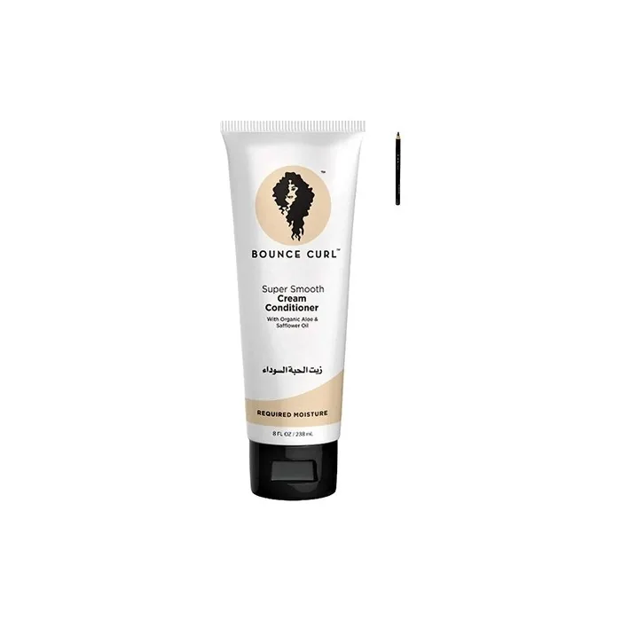 Bounce Curl Super Smooth Cream Conditioner with Organic Aloe and Sunflower Oil 8oz 238ml