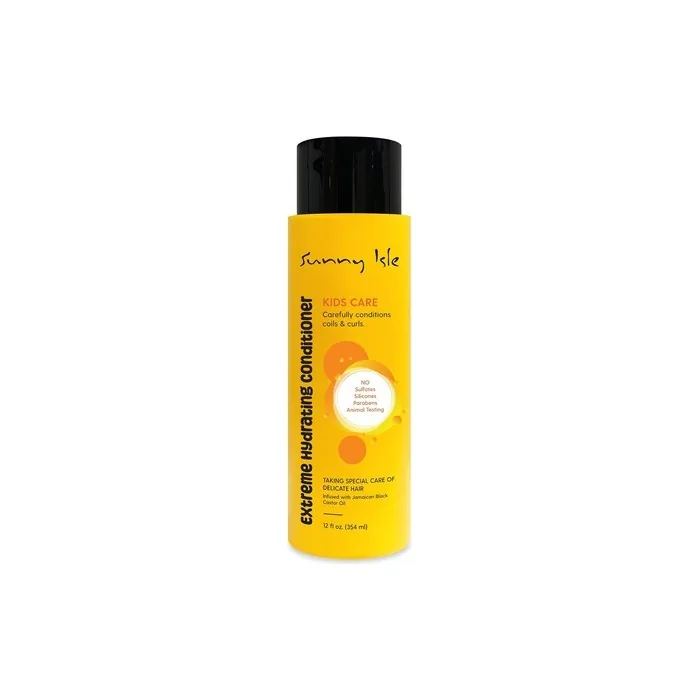 Sunny Isle Kids Care Extreme Hydrating Conditioner 12oz - Gentle Care for Coils