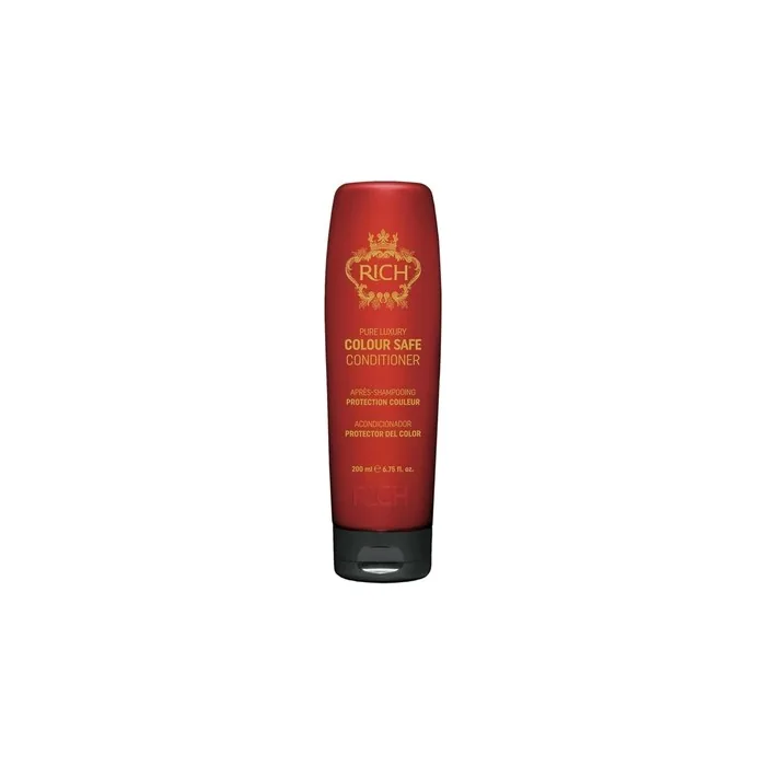 RICH Pure Luxury Color Treated Hair Protect Conditioner - Color Safe, Paraben & Sulfate Free with Argan Oil, Biotin, and Hyaluronic Acid 6.75oz