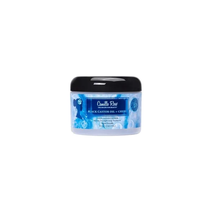 Camille Rose Vegan Black Castor Oil & Chebe Deep Hair Conditioner with Jojoba Oil 8 oz