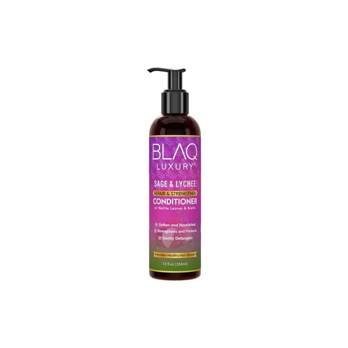 Blaq Luxury Sage & Lychee Repair and Strengthen Conditioner 12oz