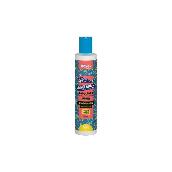 NOVEX Bouncy Curls Wavy Conditioner Vegan Formula with Almond Oil 300ml