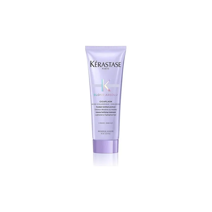 Kérastase Blond Absolu Cicaflash Conditioner for Bleached Highlighted and Damaged Hair with Hyaluronic Acid 2.5 Fl Oz