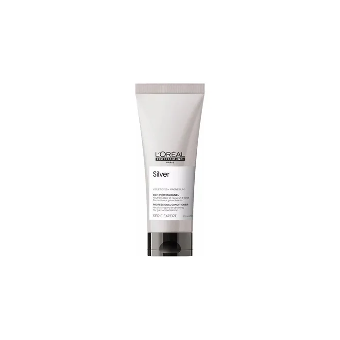 L'Oral Professionnel Silver Professional Conditioner 200ml Neutralizes Unwanted Shades Of Gray And White Hair