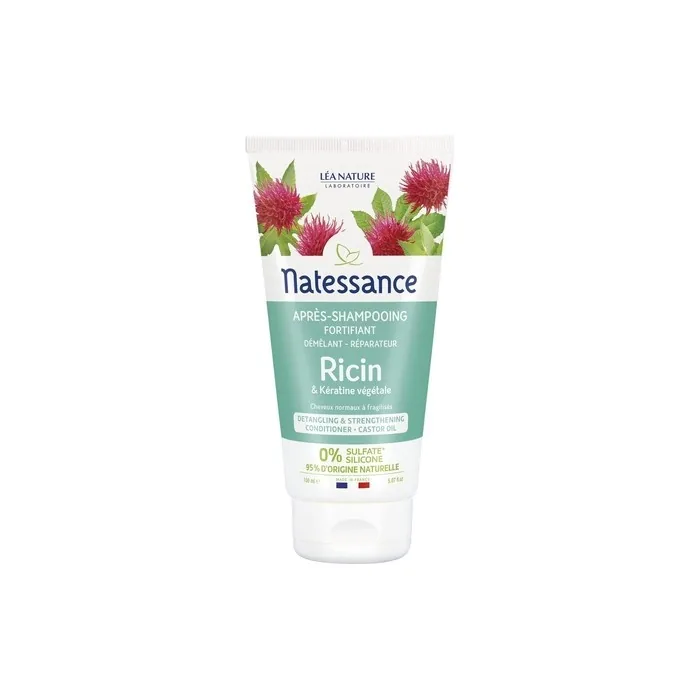 Natessance Natural Castor Oil And Plantderived Keratin Conditioner 150ml
