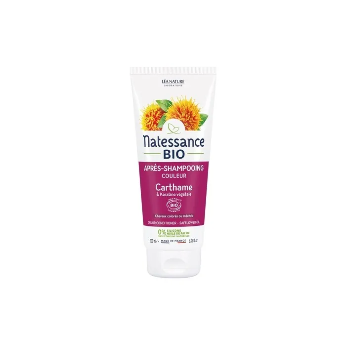 Natessance Color Organic Safflower Oil & Vegetable Keratin Conditioner 200ml