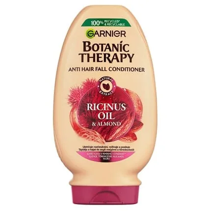 Garnier Fortifying Balm Conditioner With Castor And Almond Oil For Weak And Brittle Hair 200 Ml