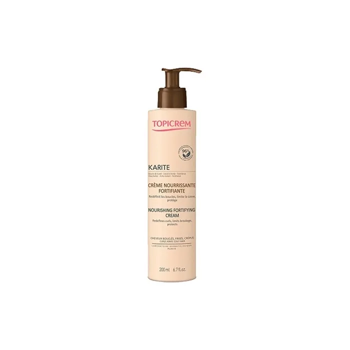 Topicrem Shea Nourishing Fortifying Cream For Curly And Frizzy Hair 200 Ml