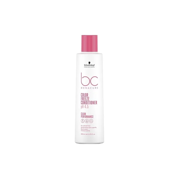 Schwarzkopf Professional Bc Color Freeze Conditioner For Gentle Nourishment Of Slightly Porous And Colored Hair 200ml
