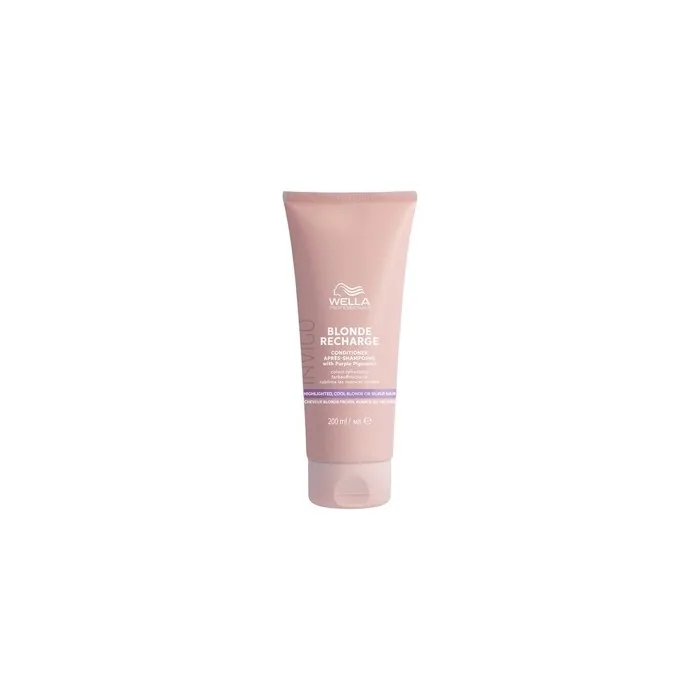 Wella Professionals Invigo Blonde Recharge Conditioner For Highlighted Cool Blonde Or Silver Hair 200ml