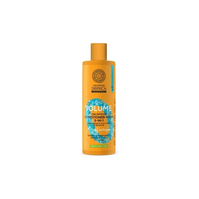 Natura Siberica Oblepikha Volume Collagen 2in1 Conditioner Mask 400ml