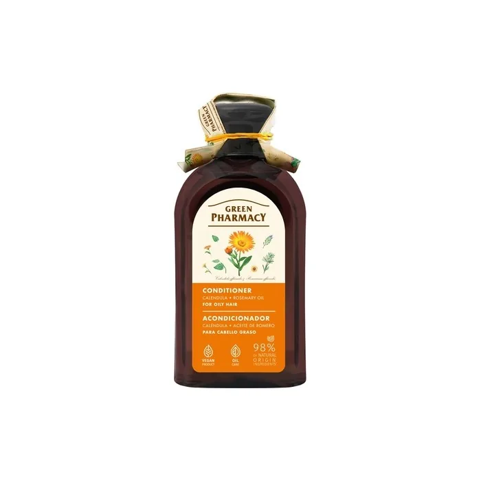 Elfa Pharm Green Pharmacy Hair Conditioner For Oily Hair With Marigold And Rosemary Oil 300 Ml