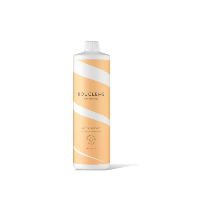 Bouclème Curl Conditioner Hydrating and Strengthening Hair Conditioner for Dry and Damaged Hair 1 Litre Citrus