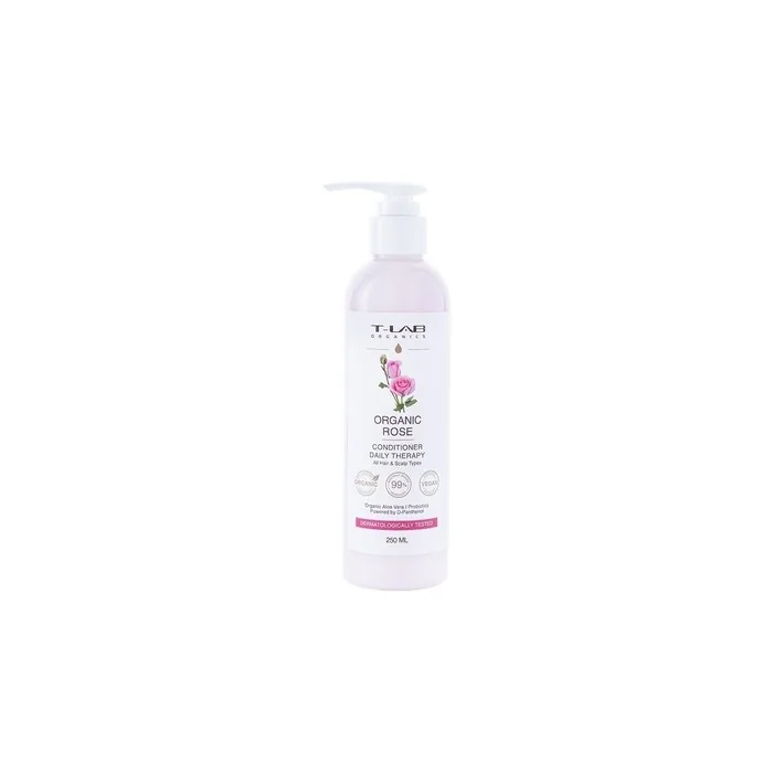 99% TLAB ORGANICS Hair Therapy Daily Bio Rose Conditioner Natural Ingredients