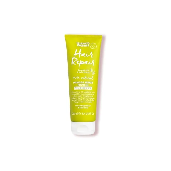 Umberto Giannini Hair Repair Protein Conditioner for Dry and Damaged Hair Vegan and Cruelty Free 250ml