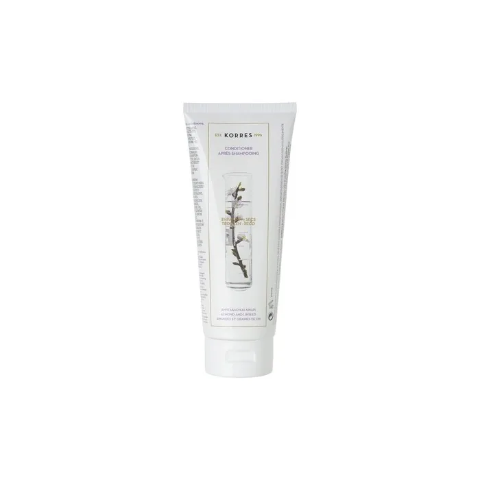 Korres Almond and Linseed Conditioner for Dry, Damaged Hair 200ml