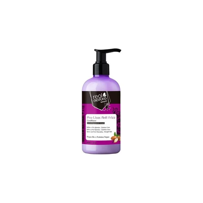 Real Natura Conditioner Without Salt Pro-Smooth Anti Frizz Argan 300ml