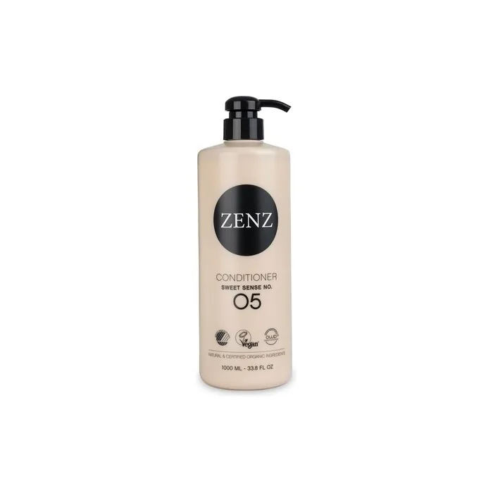 ZENZ Sweet Sense no. 05 Conditioner 1,000ml Bergamot & Orange Blossom Scent - Silicone Free - Normal & Fine Hair