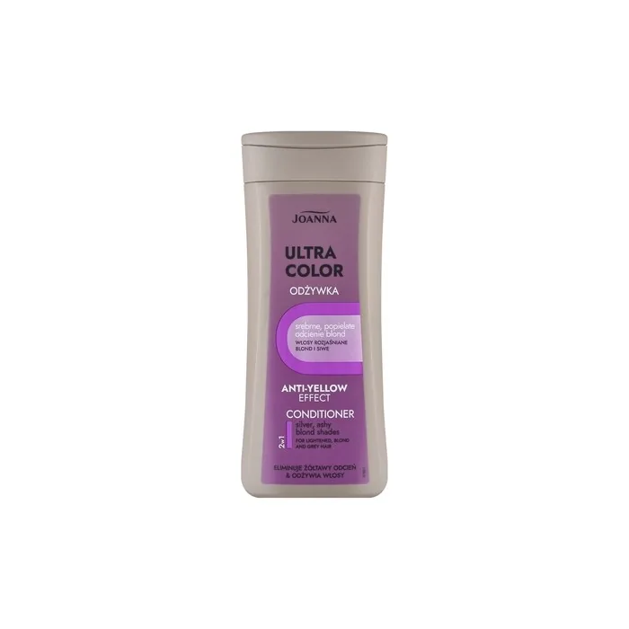 Joanna Ultra Color Silver Conditioner For Blond Lightened & Grey Hair - 200g