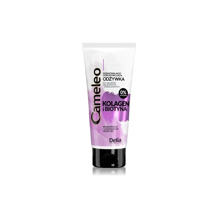 Cameleo Collagen And Biotin Strengthening And Rebuilding Hair Conditioner For Delicate And Damaged Hair 200ml