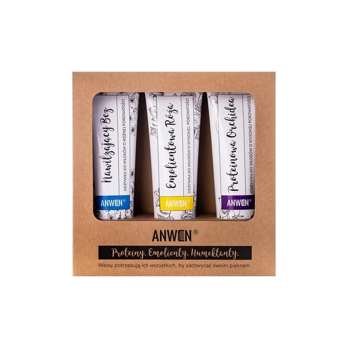 Anwen Set of 3 Conditioners for High Porosity 100ml Each