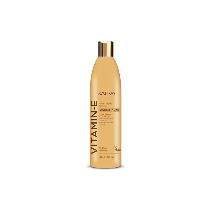 Kativa Luxury Conditioner with Vitamin E, Biotin, and Bamboo - Repairs & Protects