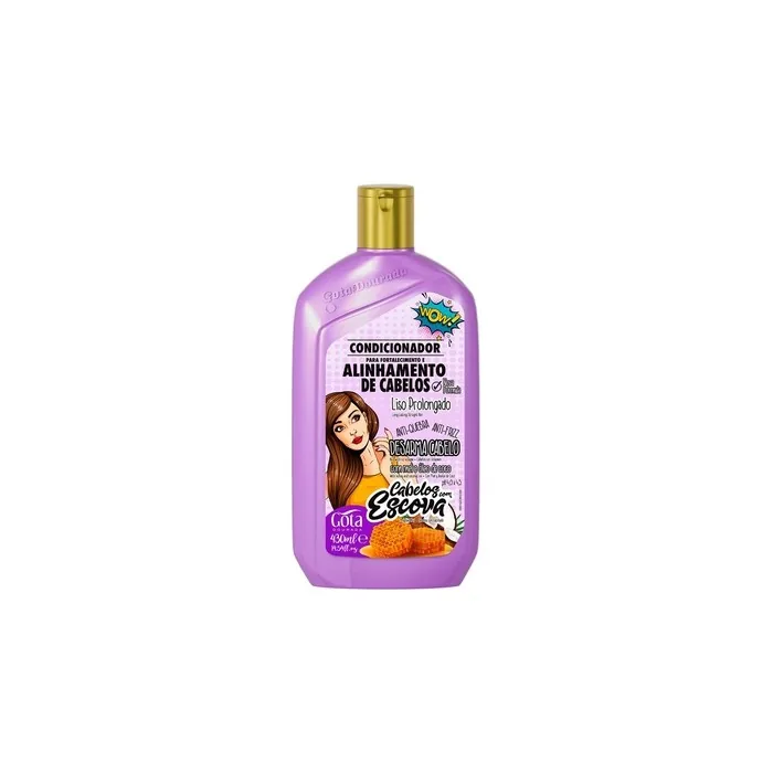 Gota Dourada Hair Strengthening Conditioner With Brush 430ml