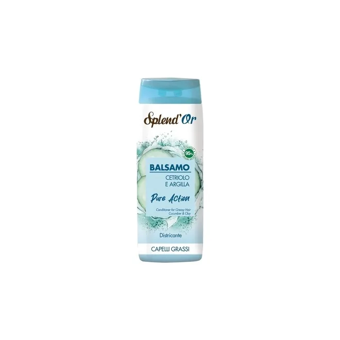 Splend'or Pur Action Conditioner 300 Ml Cucumber And Clay For Oily Hair